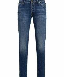 Billig 🧨 Jack & Jones Slim-fit-Jeans »GLENN« 👖 Jeanshose mit Stretch ✔️