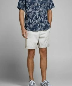 Schlussverkauf 🥰 Jack & Jones Shorts »BOWIE SHORTS SOLID« Graublau, Deep Lichen Green, Khaki, Navy 🔥 -Offizieller Jones-Shop a1727e6b ea49 4685 82bd 225208367d7b