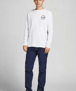 Bester Verkauf 💯 Jack & Jones Langarmshirt »RAT TEE« Schwarz, Graublau, Wei&szlig; 👍 -Offizieller Jones-Shop a407984b 0757 587b a4f2 8f457b90d845