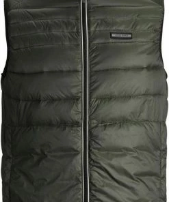 Neu 🤩 Jack & Jones Steppweste »ACE BODYWARMER COLLAR« Olivgr&uuml;n, Navy, Schwarz, Rot 💯 -Offizieller Jones-Shop a492d33f 35ca 5163 9c00 d97f603f8615