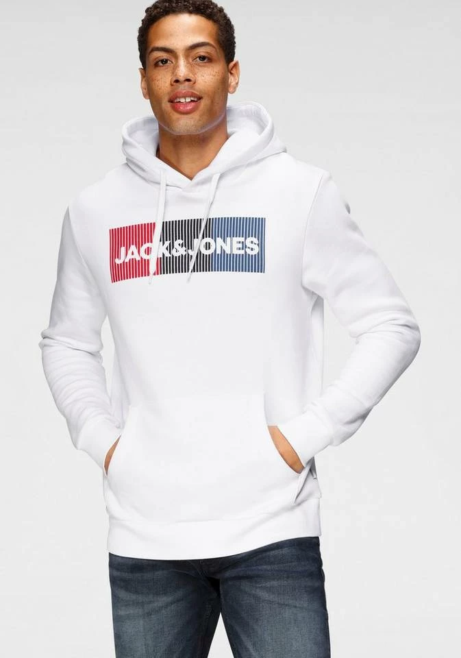 Brandneu 🥰 Jack & Jones Kapuzensweatshirt »Logo Hoodie Oldschool« Anthrazit, Dunkelblau, Weiß, Hawthorne 🥰 15 Brandneu 🥰 Jack & Jones Kapuzensweatshirt »Logo Hoodie Oldschool« Anthrazit, Dunkelblau, Weiß, Hawthorne 🥰 – Bild 15