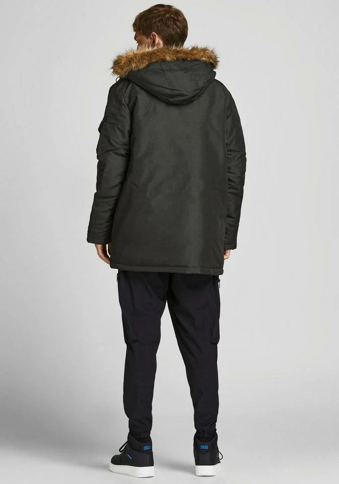Billig 🥰 Jack & Jones Parka »GLOBE PARKA« Hellgrau-meliert, Olivgrün, Navy, Schwarz 😀 3 Billig 🥰 Jack & Jones Parka »GLOBE PARKA« Hellgrau-meliert, Olivgrün, Navy, Schwarz 😀 – Bild 3