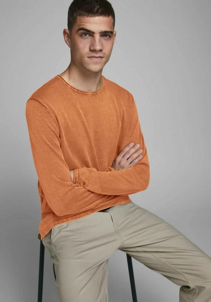 Schlussverkauf ✨ Jack & Jones Rundhalspullover »LEO« Beige, Hellblau, Chocolate Fondant, Mellow Yellow 🎉 17 Schlussverkauf ✨ Jack & Jones Rundhalspullover »LEO« Beige, Hellblau, Chocolate Fondant, Mellow Yellow 🎉 – Bild 17