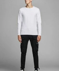Schlussverkauf 🌟 Jack & Jones Longsleeve »BASIC TEE« Navy Blazer, Black, Light Grey Melange, White 🔔 -Offizieller Jones-Shop a87e3e16 39c2 55ad 94bf 09bf98c422ce