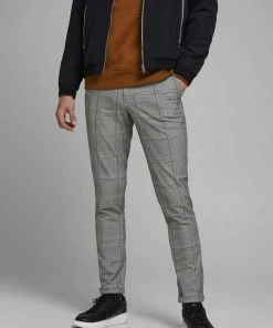 Coupon 🌟 Jack & Jones Chinohose »Marco« Graublau, Grau-kariert, Black 😉 -Offizieller Jones-Shop a88fea34 e519 56fa be83 f524e4dd3243