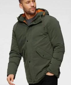 Budget 🔔 Jack & Jones Parka »BEAST PARKA« Olivgrün, Schwarz, Navy ⌛