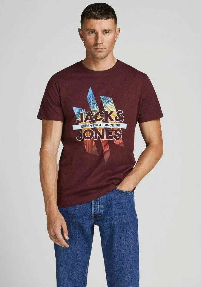 Angebote 🧨 Jack & Jones T-Shirt »URBAN-CITY TEE SS CREW NECK« Weiß, Bordeaux, Marine, Schwarz 🎁 1 Angebote 🧨 Jack & Jones T-Shirt »URBAN-CITY TEE SS CREW NECK« Weiß, Bordeaux, Marine, Schwarz 🎁