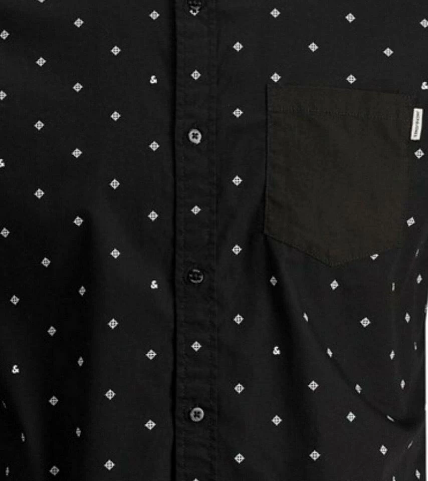 Budget 🔥 Jack & Jones Langarmhemd »JACK & JONES Herren Langarm-Hemd Slim-Fit Hemd Harry One-Pocket 👕 Shirt Freizeit-Hemd Schwarz« 😀 2 Budget 🔥 Jack & Jones Langarmhemd »JACK & JONES Herren Langarm-Hemd Slim-Fit Hemd Harry One-Pocket 👕 Shirt Freizeit-Hemd Schwarz« 😀 – Bild 2