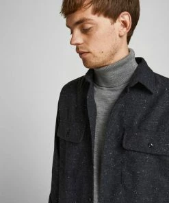 Billig 😉 Jack & Jones Rollkragenpullover »MARK MERINO ROLL NECK« Grau-meliert, Schwarz 🥰 -Offizieller Jones-Shop acb9adab 4bb5 574c ac68 56c5dcc59ec9