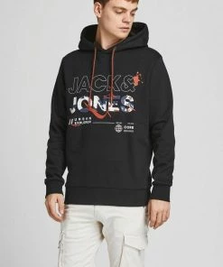 Rabatt 🎁 Jack & Jones Kapuzensweatshirt »GAME SWEAT HOOD« Hellbeige, Navy, Schwarz ✨