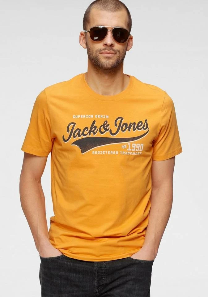 Aktion 😍 Jack & Jones T-Shirt »LOGO TEE« Orange, Dunkelgrau, Grün, Offwhite 🤩 8 Aktion 😍 Jack & Jones T-Shirt »LOGO TEE« Orange, Dunkelgrau, Grün, Offwhite 🤩 – Bild 8