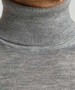 Billig 😉 Jack & Jones Rollkragenpullover »MARK MERINO ROLL NECK« Grau-meliert, Schwarz 🥰 -Offizieller Jones-Shop b3244587 6407 5df3 af5e 97dd165ff44f