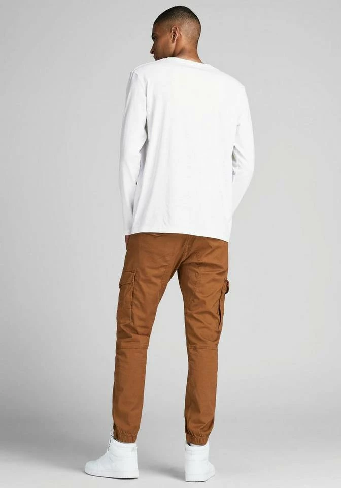 Auslauf 🧨 Jack & Jones Langarmshirt »KIMBEL TEE CREW NECK« Navy, Hellgrau-meliert, Weiß 💯 2 Auslauf 🧨 Jack & Jones Langarmshirt »KIMBEL TEE CREW NECK« Navy, Hellgrau-meliert, Weiß 💯 – Bild 2