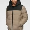 Besorgen 🎁 Jack & Jones Steppjacke »PAUL PUFFER HOOD« Beige, Schwarz, Navy, Olivgrün 🥰