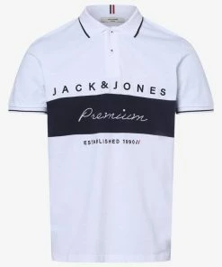 Großhandel 🧨 Jack & Jones Poloshirt »JPRBladuo« Rot, Weiß, Marine ⌛