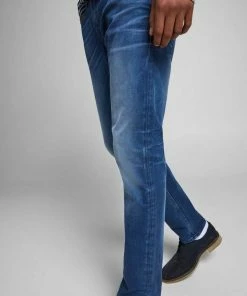 Brandneu 😍 Jack & Jones Slim-fit-Jeans »TIM« Medium Blue, Blau, Grey-denim ✔️ -Offizieller Jones-Shop b4e0c871 b828 5ac7 b641 12ca010bfda4