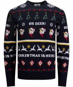 Bestes Angebot 🤩 Jack & Jones Strickpullover »JORELF« aus 100% Baumwolle Navy Blazer All over 12197556, Catawba Grape All over 12197556, Black All over 12197556 👍 -Offizieller Jones-Shop b57c62bf 332c 5b0b 8ad4 fb29636be372