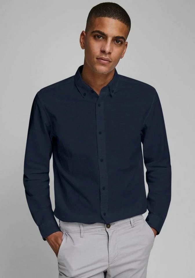 Schlussverkauf 👏 Jack & Jones Langarmhemd »JOE 👚 SHIRT LS PLAIN« Bordeaux, Olivgrün, Weiß, Schwarz 😍 7 Schlussverkauf 👏 Jack & Jones Langarmhemd »JOE 👚 SHIRT LS PLAIN« Bordeaux, Olivgrün, Weiß, Schwarz 😍 – Bild 7