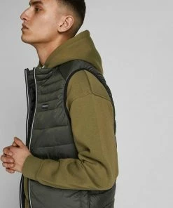 Neu 🤩 Jack & Jones Steppweste »ACE BODYWARMER COLLAR« Olivgr&uuml;n, Navy, Schwarz, Rot 💯 -Offizieller Jones-Shop b6795639 5ee0 5922 a3bc e2f7260a101d