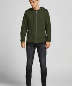 Großhandel 🎉 Jack & Jones Kapuzenstrickjacke »HILL KNIT CARDIGAN« Schwarz, Olivgrün, Navy, Dunkelgrau 🔥 -Offizieller Jones-Shop bcf1935f a8ef 5ddb 8813 af395caac2e2