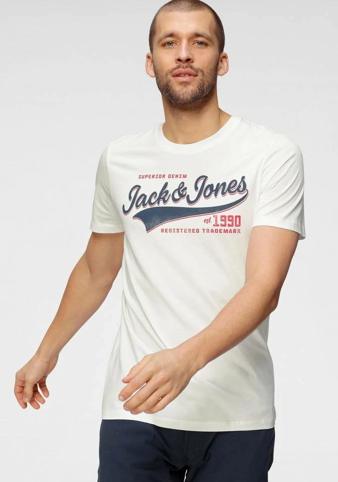 Aktion 😍 Jack & Jones T-Shirt »LOGO TEE« Orange, Dunkelgrau, Grün, Offwhite 🤩 7 Aktion 😍 Jack & Jones T-Shirt »LOGO TEE« Orange, Dunkelgrau, Grün, Offwhite 🤩 – Bild 7