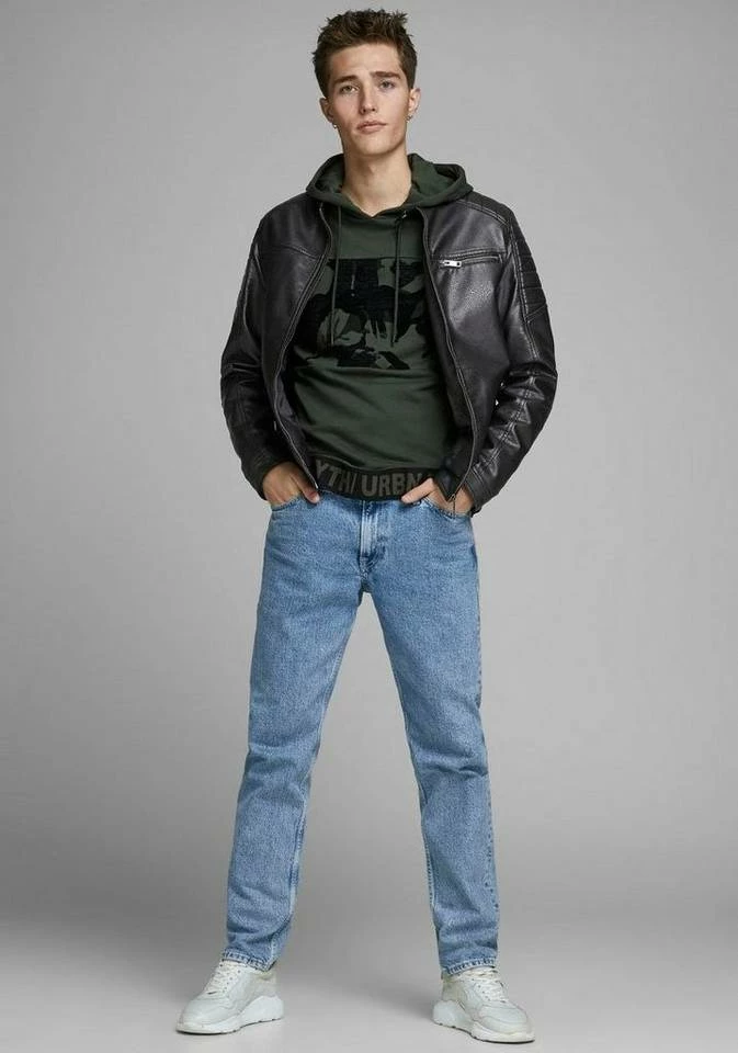 Blitzangebot 😉 Jack & Jones Bikerjacke »ROCKY JACKET« Offwhite, Black, Schwarz, Braun 🎁 10 Blitzangebot 😉 Jack & Jones Bikerjacke »ROCKY JACKET« Offwhite, Black, Schwarz, Braun 🎁 – Bild 10