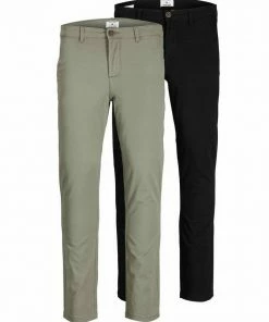 Top 10 ✨ Jack & Jones Chinohose »SHARK SWEAT PANT« (Packung, 2-tlg., 2er-Pack) Schwarz | olivgr&uuml;n, Navy | beige 💯 -Offizieller Jones-Shop c190da9c 73a3 5feb be66 288330820e0e