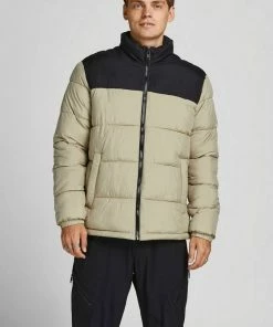 Blitzangebot 🤩 Jack & Jones Steppjacke »PAUL PUFFER COLLAR« Beige, Olivgrün-schwarz, Navy, Gelb-schwarz ⭐