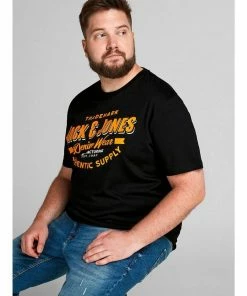 Neu 🔥 Jack & Jones Rundhalsshirt »Jack & Jones Logo T-Shirt große Größen schwarz« ⭐ 9 Neu 🔥 Jack & Jones Rundhalsshirt »Jack & Jones Logo T-Shirt große Größen schwarz« ⭐ -Offizieller Jones-Shop c861fa47 ffab 5663 9536 5a042a96e7bb