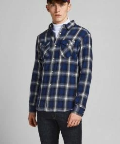 Besorgen 👏 Jack & Jones Karohemd »HERIDAN CHUCK 👚 SHIRT« Rot, Navy 🛒 -Offizieller Jones-Shop c87eeb28 7527 500a 8d33 c9b08334b6a5