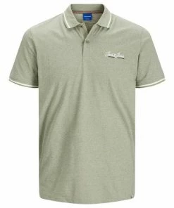 Bester Verkauf ⭐ Jack & Jones Poloshirt »JORTONS« (1-tlg) mit 100% Baumwolle Navy Blazer STANDARD#ft5_slash#SOLID 12186778, Oil Green STANDARD#ft5_slash#MEL 12186778, Sun Orange STANDARD#ft5_slash#MEL 12186778, Bluefin STANDARD#ft5_slash#MEL 12186778 💯