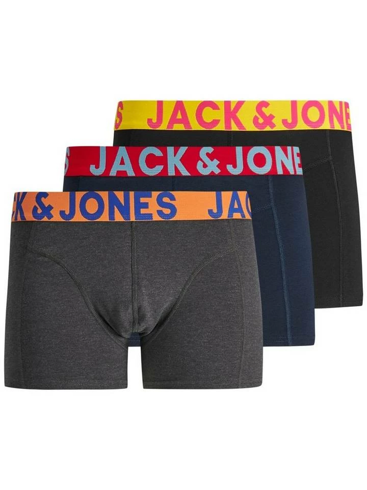 Am billigsten 🌟 Jack & Jones Boxer »JACCRAZY SOLID« (3 Stück) mit modisch buntem Webbund 🤩 8 Am billigsten 🌟 Jack & Jones Boxer »JACCRAZY SOLID« (3 Stück) mit modisch buntem Webbund 🤩 – Bild 8