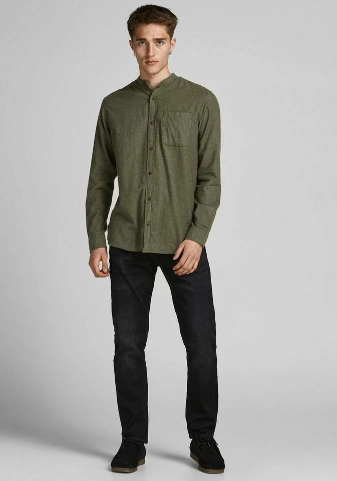 Blitzangebot 🌟 Jack & Jones Langarmhemd »BAND HEATHER 👚 SHIRT« Khaki, Olivgrün, Navy, Dunkelgrau-meliert 👏 6 Blitzangebot 🌟 Jack & Jones Langarmhemd »BAND HEATHER 👚 SHIRT« Khaki, Olivgrün, Navy, Dunkelgrau-meliert 👏 – Bild 6