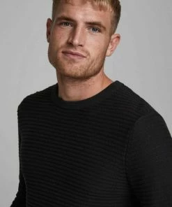 Schlussverkauf ❤️ Jack & Jones Rundhalspullover »PANNEL KNIT CREW NECK« Gelb, Oliv, Navy, Weinrot 🎁 -Offizieller Jones-Shop d0db1cab b3ff 5760 93d1 7829de42ab0c