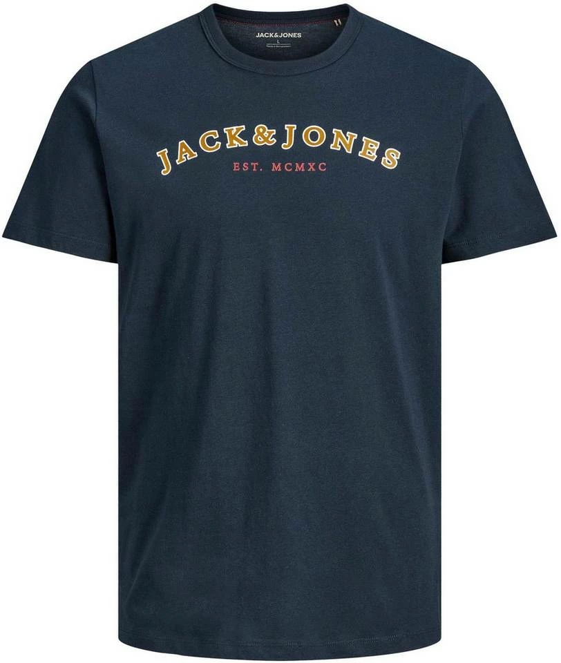 Auslauf 🔥 Jack & Jones T-Shirt »CROSS TEE« Offwhite, Navy, Bordeaux 💯 4 Auslauf 🔥 Jack & Jones T-Shirt »CROSS TEE« Offwhite, Navy, Bordeaux 💯 – Bild 4