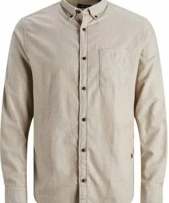 Auslauf 🎉 Jack & Jones Langarmhemd »CLASSIC HEATHER 👕 SHIRT« Bordeaux, Beige, Hellgrau-meliert, Navy 👏 -Offizieller Jones-Shop d2998a79 8c39 50e6 b43f c27a12cd824b