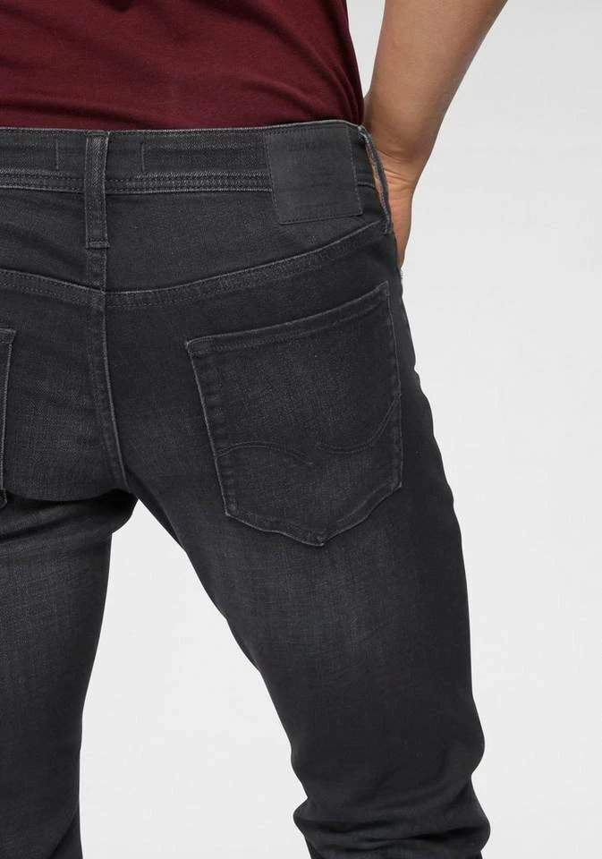 Brandneu 😀 Jack & Jones Slim-fit-Jeans »TIM JJORIGINAL« Black-denim, Blue-destroyed-Effekte, Dark-blue 🛒 3 Brandneu 😀 Jack & Jones Slim-fit-Jeans »TIM JJORIGINAL« Black-denim, Blue-destroyed-Effekte, Dark-blue 🛒 – Bild 3