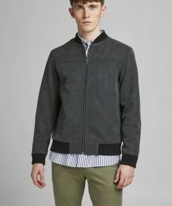 Top 10 🎁 Jack & Jones Bomberjacke »HENRI BOMBER JACKET« Navy, Dunkelgrau 👏