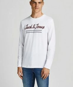 Top 10 🛒 Jack & Jones Langarmshirt »HERRO TEE« Bordeaux, Hellgrau-meliert, Navy, Oliv 🎁