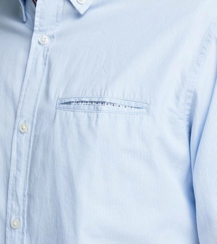 Budget 🔥 Jack & Jones Langarmhemd »JACK & JONES Herren Baumwoll-Hemd Button Down-Hemd Tape Detail 👚 Shirt Business-Hemd Hellblau« ❤️ 2 Budget 🔥 Jack & Jones Langarmhemd »JACK & JONES Herren Baumwoll-Hemd Button Down-Hemd Tape Detail 👚 Shirt Business-Hemd Hellblau« ❤️ – Bild 2