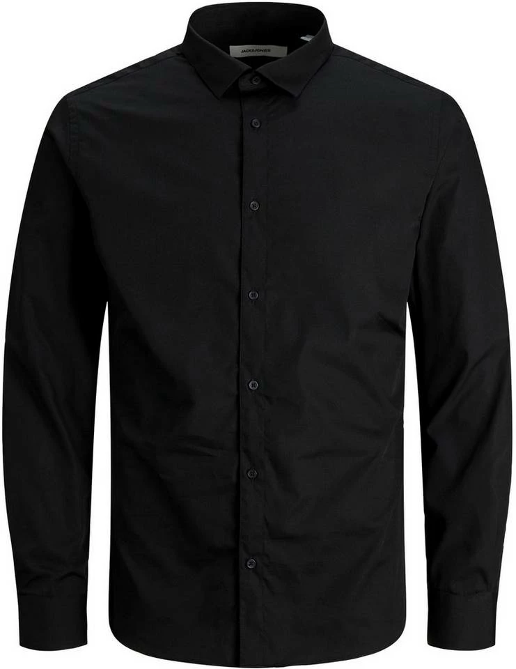 Schlussverkauf 👏 Jack & Jones Langarmhemd »JOE 👚 SHIRT LS PLAIN« Bordeaux, Olivgrün, Weiß, Schwarz 😍 4 Schlussverkauf 👏 Jack & Jones Langarmhemd »JOE 👚 SHIRT LS PLAIN« Bordeaux, Olivgrün, Weiß, Schwarz 😍 – Bild 4