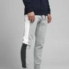 Billig 🧨 Jack & Jones Sweathose »BLOCKING SWEAT PANT« Navy, Black, Hellgrau-meliert, Crockery ⌛