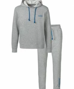 Brandneu 👍 Jack & Jones Relaxanzug für Zuhause Schwarz, Grau-meliert 👍