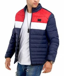 Top 10 👍 Jack & Jones Steppjacke »PUFFER« mit kleinem Logo-Patch Dunkelblau-mehrfarbig, Dunkelblau, Olivgrün, Dunkelgrau 🌟 -Offizieller Jones-Shop d9a8fc5a 619f 52cb a415 a5d432cff331