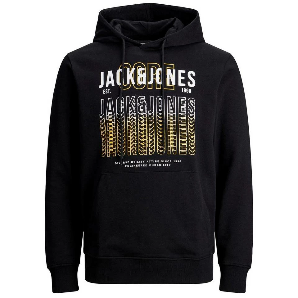 Schlussverkauf 🔥 Jack & Jones Kapuzensweatshirt »Große Größen Kapuzen-Sweatshirt bedruckt schwarz Jack&Jones JJCYBER« 🧨 3 Schlussverkauf 🔥 Jack & Jones Kapuzensweatshirt »Große Größen Kapuzen-Sweatshirt bedruckt schwarz Jack&Jones JJCYBER« 🧨 – Bild 3
