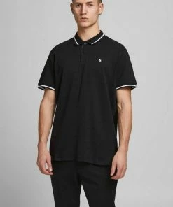 Billig 😍 Jack & Jones Poloshirt »Jersey Polo« Aquablau, Weiß, Bleached Aqua, Navy ✔️