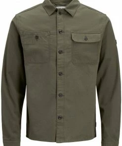 Brandneu 🧨 Jack & Jones Flanellhemd »BEN CLASSIC OVERSHIRT« Olivgr&uuml;n, Black 12192533, Altwei&szlig;, Asphalt 12192533 🔥 -Offizieller Jones-Shop dc367329 f5f9 5089 9316 997ddacc186a