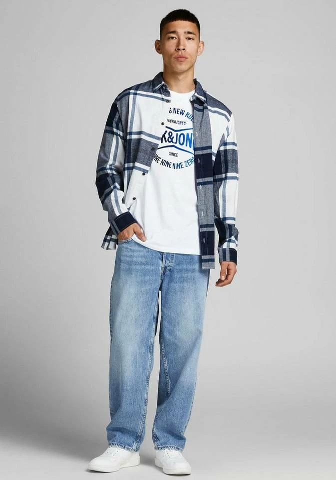 Billig ❤️ Jack & Jones T-Shirt »NICK TEE« Schwarz, Weiß, Dunkelgrün, Navy ❤️ 5 Billig ❤️ Jack & Jones T-Shirt »NICK TEE« Schwarz, Weiß, Dunkelgrün, Navy ❤️ – Bild 5