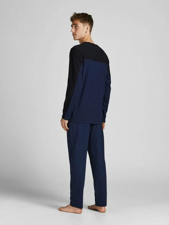 Bester Verkauf ❤️ Jack & Jones Pyjama »SMITH langes 👕 Shirt + Lange Hose« (2 tlg) in langer Form ✨ 4 Bester Verkauf ❤️ Jack & Jones Pyjama »SMITH langes 👕 Shirt + Lange Hose« (2 tlg) in langer Form ✨ – Bild 4