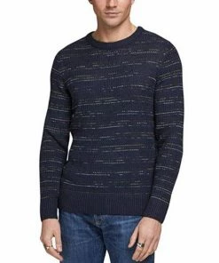 Blitzangebot 🎁 Jack & Jones Rundhalspullover »JACK & JONES Herren Winter-Pullover Strick-Pulli Groove Knit Crew Neck Sweater Navy« 😀